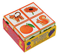 кубики 4шт умные кубики в поддончике что какого цвета? 28192 /айрис-пресс