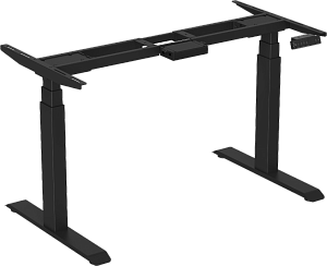 каркас стола с эл. приводом двухмоторный aoke ak02yjyt-yzb3-m01.bk (1075-1800)*600мм, bosch, цвет черный