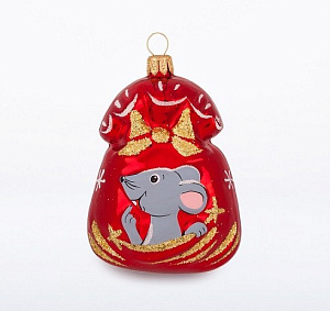 шар подарок (мышка) к/у с935 /елочка изображение шар подарок (мышка) к/у с935 /елочка