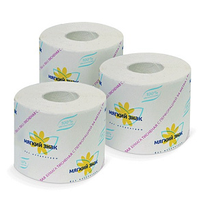 бумага туалетная 54м на втулке с-28 /мягкийзнак