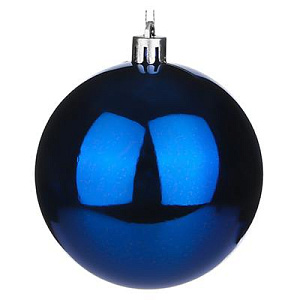 шар зеркальный 12см синий 372-424 /сноубум
