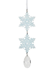 декор.укр снежинки в голубом 16,5см пластик 89119 /феникспрезент изображение декор.укр снежинки в голубом 16,5см пластик 89119 /феникспрезент