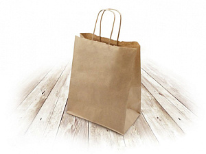 пакет из крафт-бумаги 35*15*45см ориджинал, крученая ручка, 39133-113 изображение пакет из крафт-бумаги 35*15*45см ориджинал, крученая ручка, 39133-113 фото