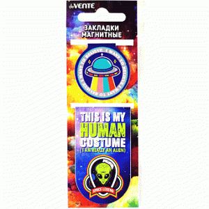 набор закладок магнитных 2шт. mars mission, 35*60мм в сложенном виде+35мм,  8065009 /devente