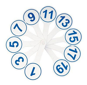 веер от 1 до 20 /стамм вк05