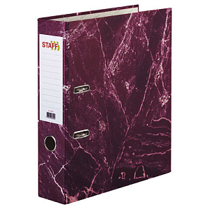 орднер 70мм мраморный, безокантовки, безкармана, красный 229619 /staff изображение орднер 70мм мраморный, безокантовки, безкармана, красный 229619 /staff