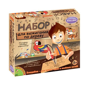прибор для выжигания pyrograph 26предметов, 30вт, шнур 1,1м 8140302 /devente
