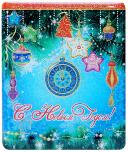 магнит елочные игрушки 5*6см 34848 /феникс