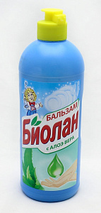 средство для мытья посуды 450мл бальзам алоэ вера 4604049095933 /биолан