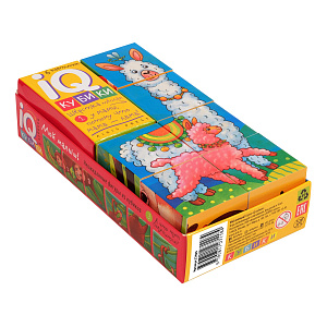 кубики 6шт умные кубики фигурные мой малыш! 26770 27494 /айрис-пресс