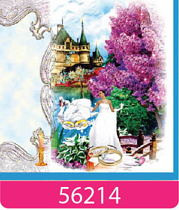 салфетки трехслойные  33*33см  20шт. свадебная 56214 /lori