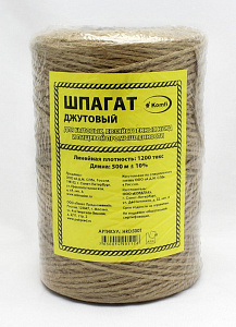 шпагат джутовый 500м hrd500t изображение шпагат джутовый 500м hrd500t