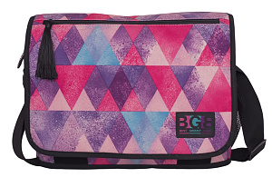 сумка молодежная 35,5*25*12 1о клапан с карманом ромбы фиолетовые md-855-6 /2 /grizzly изображение сумка молодежная 35,5*25*12 1о клапан с карманом ромбы фиолетовые md-855-6 /2 /grizzly