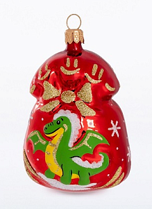 подарок (дракон) красный, к/уп с935 /елочка