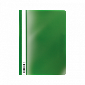 скоросшиватель а4 с прозрачной обложкой, зеленый 46110 50005 /ек