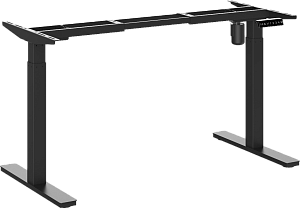 каркас стола с эл. приводом одномоторный aoke ak02yjyt-ty-a-f.bl (1075-1720)*600мм, цвет черный