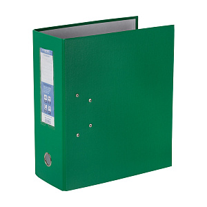 орднер 125мм с pvc, торцкарман, два механизма зеленый 251542 /expert изображение орднер 125мм с pvc, торцкарман, два механизма зеленый 251542 /expert