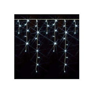 электрогирлянда 100л сосульки 26нитей 2м, мерц., белый, соед.до 20шт led rw-oic100lse-w-t-i4-p-f