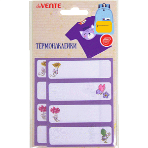 набор именных термонаклеек для текстиля 60*20см 8шт 4дизайна funny tales 8004310 /devente