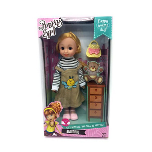 кукла с длинными волосами в сарафане с аксессуарами, к/к g9825 изображение кукла с длинными волосами в сарафане с аксессуарами, к/к g9825