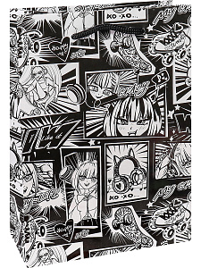 пакет бумажный 22*31*10 комиксы ламинированный пкп-4244 /optima фото