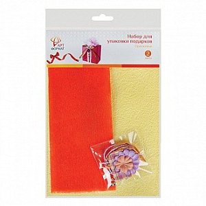 набор для упак. подарков оранжевый af09-061-11 /артформат фото