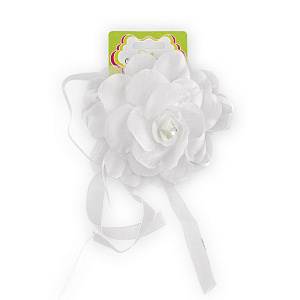 заколка для волос в виде цветка белая z2016 01 /cherry mary