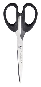 ножницы 180мм офисные, пластиковые кольца, 4091302 /attomex