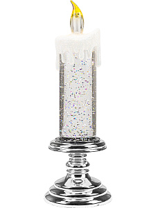 подсвечник блеск серебро, cr44*3, 7*7*21см уд-9898 /miland