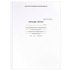 классный журнал 10-11кл а4 блок-офсет. 7бц, 96л 5193,3137, 1763791 /фен, пп