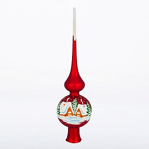 ел.верхушка снежный пейзаж d70 h275 с1962 /елочка изображение ел.верхушка снежный пейзаж d70 h275 с1962 /елочка