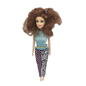 кукла в комбинезоне, 33см, шарнирная, к/к 48377 изображение кукла в комбинезоне, 33см, шарнирная, к/к 48377