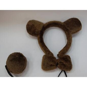 набор медведя (уши,хвост, бант) 81024