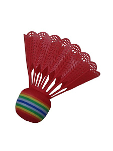 набор воланов для бадминтона 6шт пенопласт, в пакете an01033