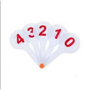 веер цифр "0-9", ц-02 /пчелка