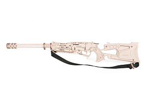 игрушка деревянная ружье шторм, стреляет резинками /lemmo