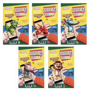 тату-наклейки memsy с дополненной реальностью 230401