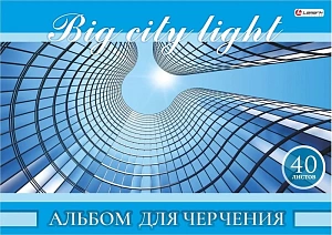 альбом  40л для черчения  на склейке. 200г/м2,  35232  /lamark
