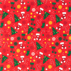 фетр в рулоне 30*45+-1-2см декоративный  новый год красный  fcr10-30/45 №cpf002 /blitz