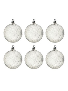 набор ел. шаров 6шт, прозрачные, 87316 /феникс-презент