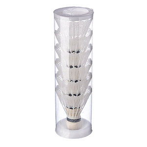 набор воланов для бадминтона 3шт, пвх+перо, в тубе 136-021 /silapro