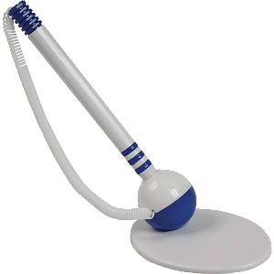 ручка 0.7 на самоклеящейся подставке в форме шара, синяя  5072700 /attomex