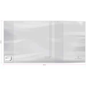 обложка 233*450 для книг универсальная прозрачная пвх 120мкм spc 15.13п /arts