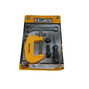 набор инструментов для детей 5 предметов 16*27см, блистер, 39808 75314 изображение набор инструментов для детей 5 предметов 16*27см, блистер, 39808 75314