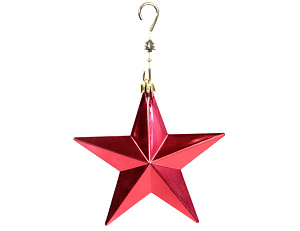 звезда красная 20см st1-s20r /snowhouse