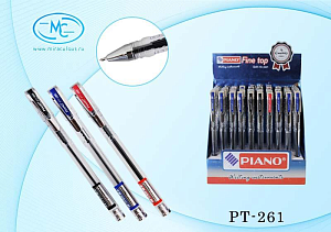 ручка масляная 0.5 рт,рв-261,  синяя /piano