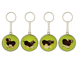 брелок барашек 7*5см металл n162963 /winter wings