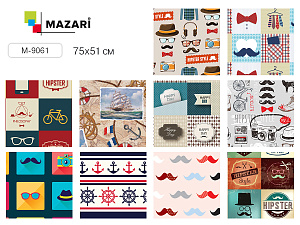 бумага упаковочная 75*51см м-9061 /mazari изображение бумага упаковочная 75*51см м-9061 /mazari фото