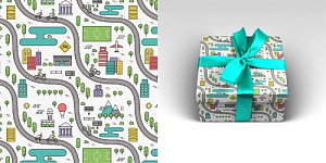 бумага упаковочная 70*100см велосипедная 90г/м2 10-05-0045 /miland изображение бумага упаковочная 70*100см велосипедная 90г/м2 10-05-0045 /miland фото