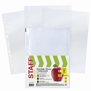 мультифора а4 25мкм эконом, гладкая (кратно 100шт.) 224814 /staff изображение мультифора а4 25мкм эконом, гладкая (кратно 100шт.) 224814 /staff